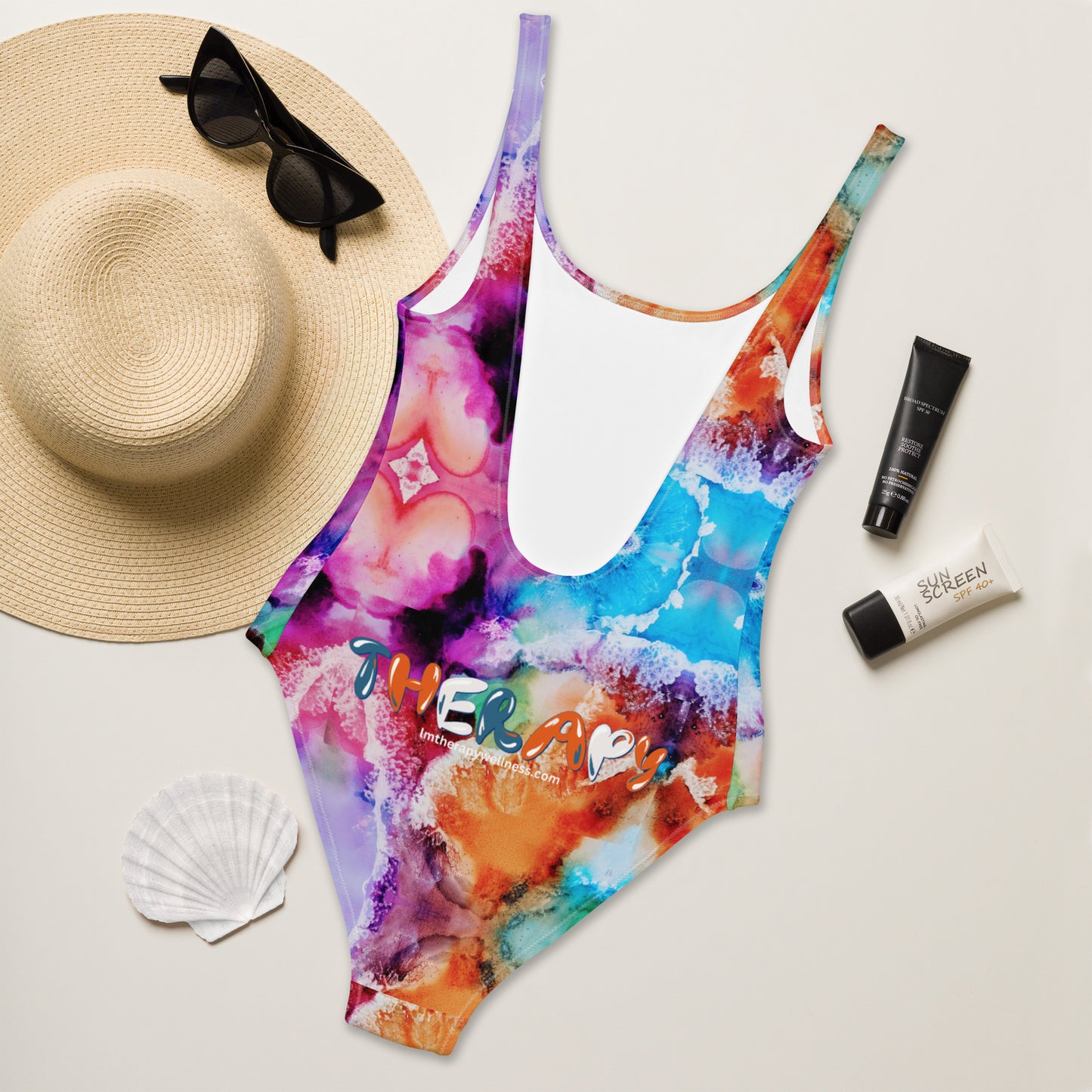 Art Therapy One-Piece Swimsuit