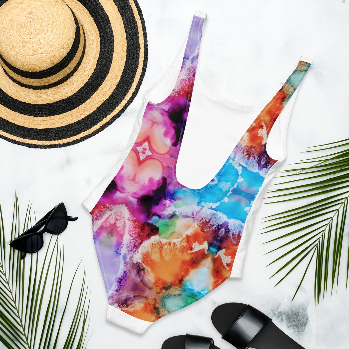"Mind Body Spirit" One-Piece Swimsuit