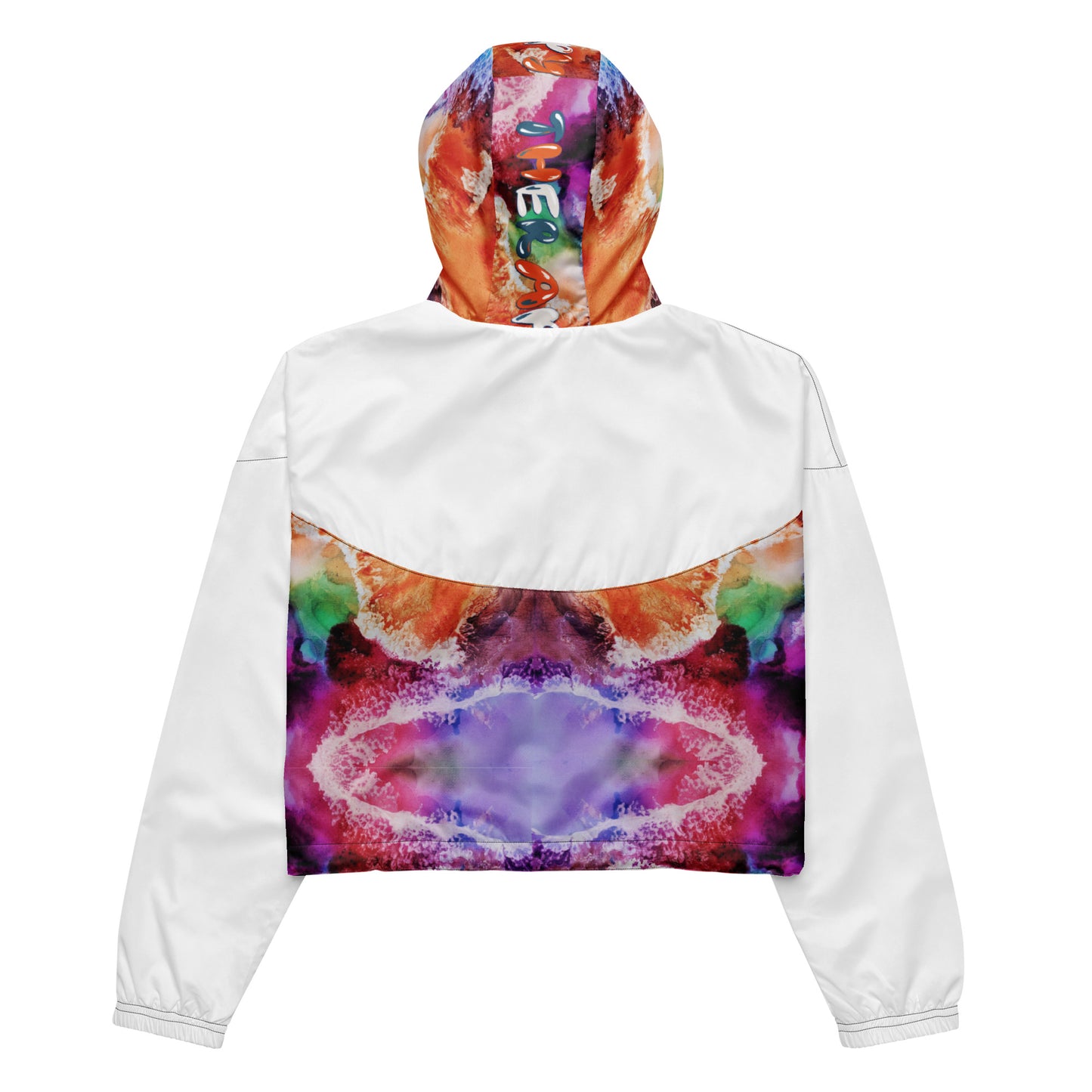 "Mind Body Spirit" Women’s Cropped Windbreaker