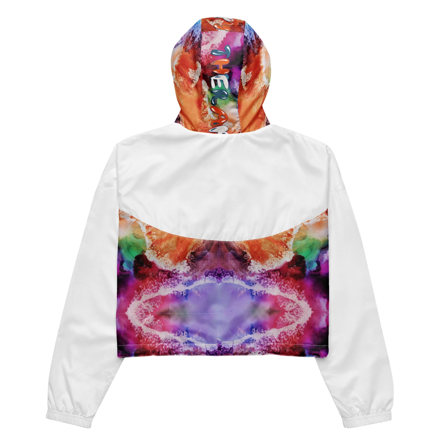 "Mind Body Spirit" Women’s Cropped Windbreaker
